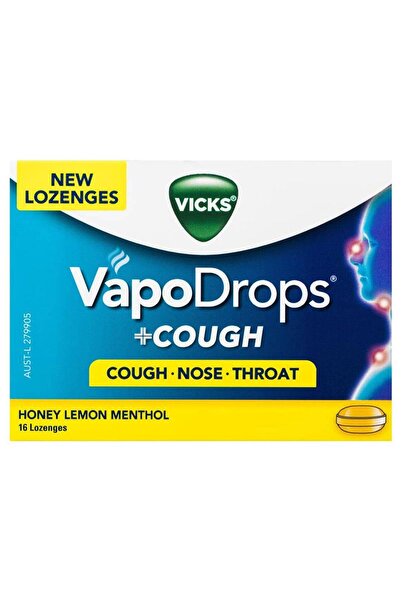 Vicks فابو دروبس عسل وليمون ١٦ قرصًا