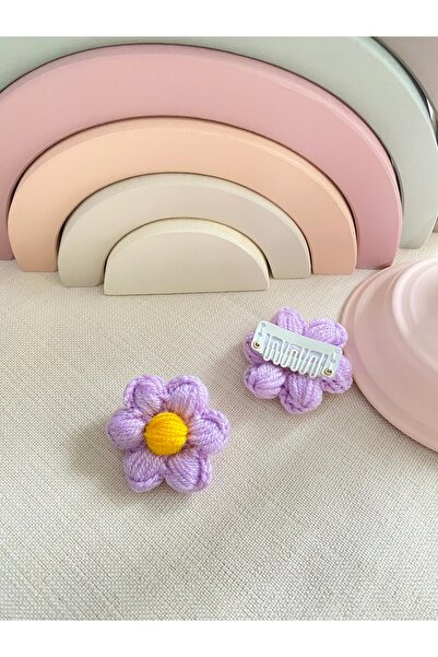 Derinkids Lila Saçsız Bebek Tokası