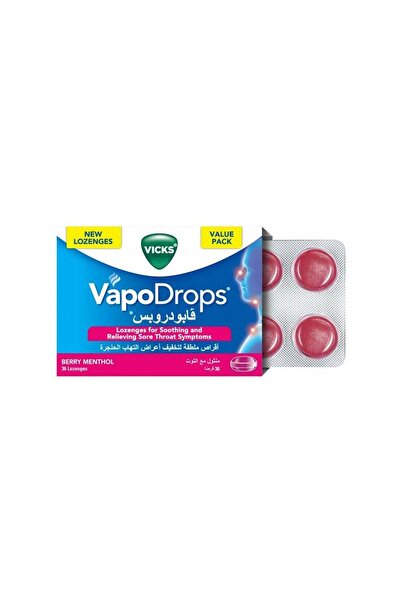 Vicks Vapo Drops Berry 36 Lozenges