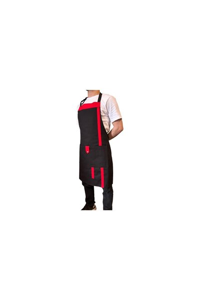 ÖNLÜK SEPETİ Czn Model 2 Colorful Halter Neck Kitchen, Waiter, Barista Apron