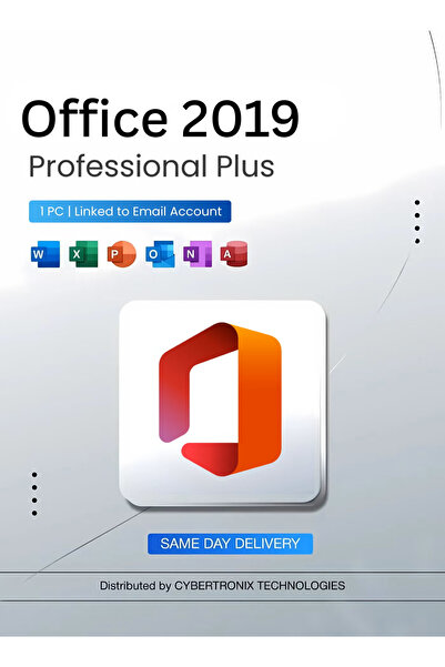 MICROSOFT Office 2019 Professional Plus 1PC | Linked to Email Account | Digital License | SAME DAY DELIVERY