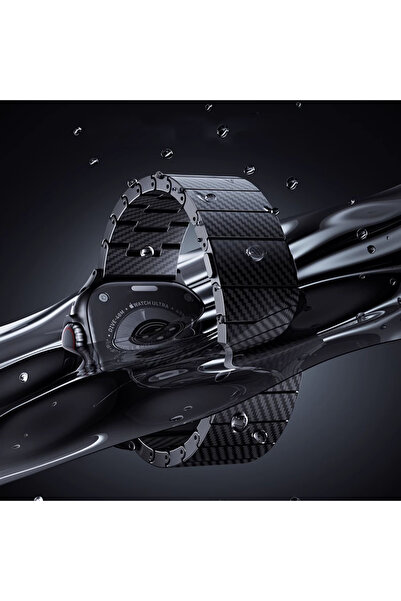 halkhouse Apple Watch 2/3/4/5/6/7/8/9/Se 38/40/41mm and Series 10 42mm Band Carbon Fiber