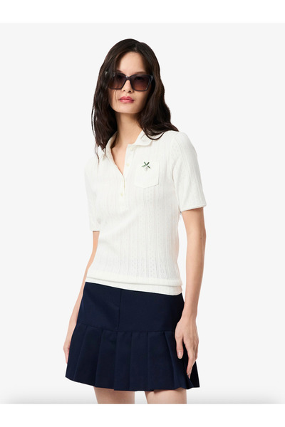 Lacoste Slim Fit Pointelle Branded L.12.D Polo Shirt