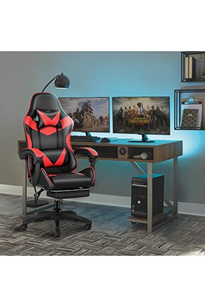 Roam shop كرسي ألعاب، كرسي مكتب سباق تنفيذي مريح مع مسند للرأس ودعم أسفل الظهر