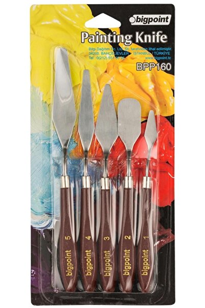 Bigpoint Metal Spatula 5'li Set (Painting Knife) BPP160