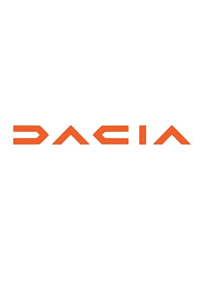 Oracal Dacia Logo Sticker, 35x3.8cm, orange