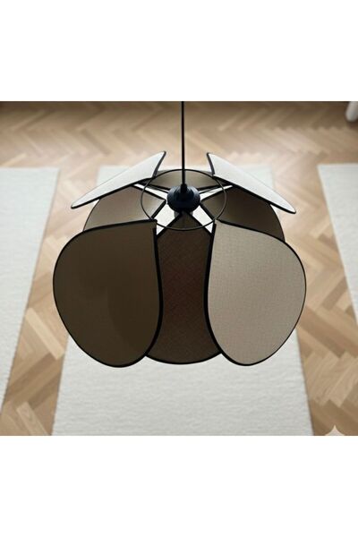 Emg DesiGn Modern Tasarım Çiçek Sarkıt Avize Kumaş Boheme Salon Oturma Odası Mutfak Avizesi