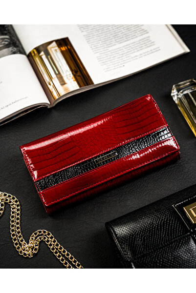 Other Women's leather wallet H27-2-RS9-BL-2458 Red