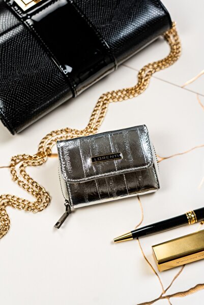 Other women's leather wallet 423229-STB-4546 Silver