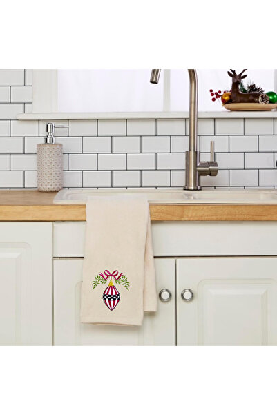 Ursa Damali New Year Ball Designed Embroidered Towel 30X50