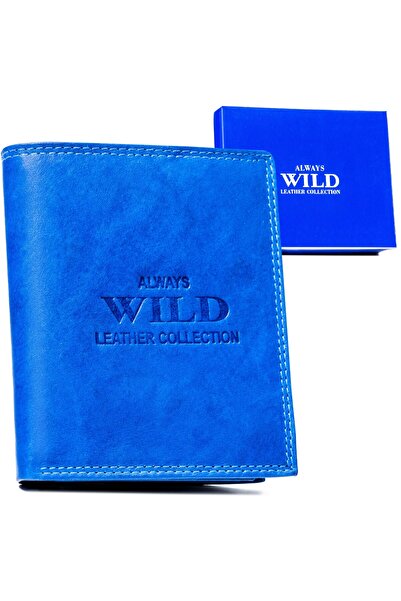 Other Men's leather wallet AW-N890-MAL-0448 R.Blue