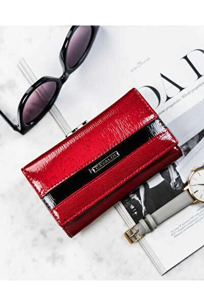 Other Women's leather wallet H23-2-SH9-BL-2144 Red