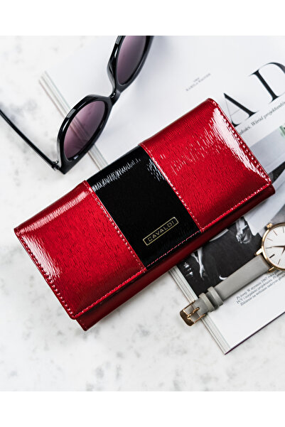 Other Women's leather wallet H22-3-SH9-BL-2175 Red