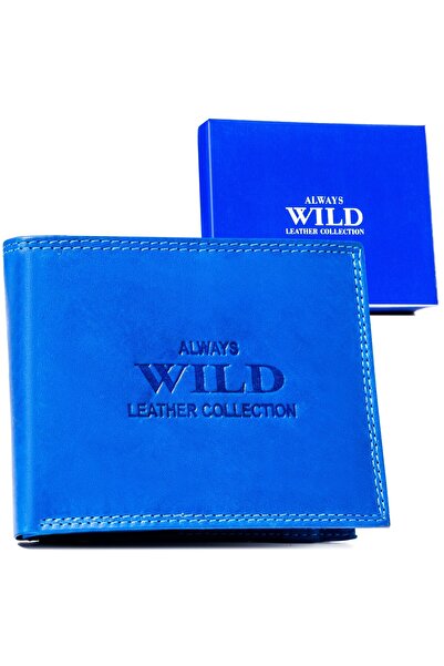 Other Men's leather wallet AW-N992-MAL-0509 R.Blue