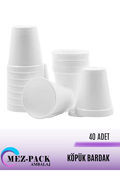 MEZ-PACK KÖPÜK BARDAK 175 CC 40 ADET
