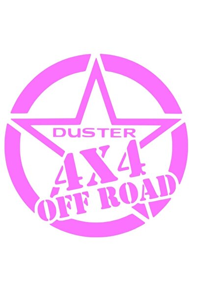 Oracal Sticker auto Stea Duster 4x4 off road roz
