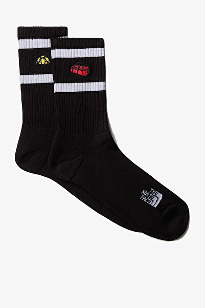 THE NORTH FACE Everyday Cretnf Icons -2P Unisex Black Socks Nf0A8Egmjk31