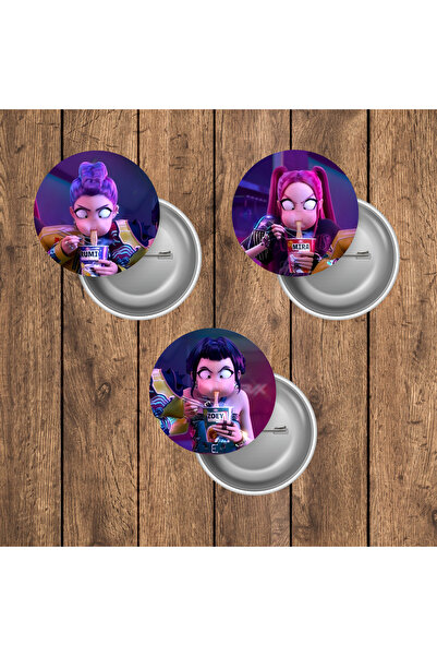 mertfigur K Pop Demon Hunters Rumi Mira Zoey Jinu Anime Rozet Seti (44mm)