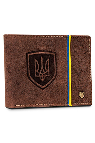 Other Men's horizontal wallet with decorative embossing - Peterson