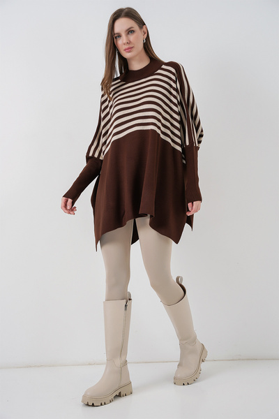 Bigdart 15783 cu fantă Pulover Poncho - M. Maro