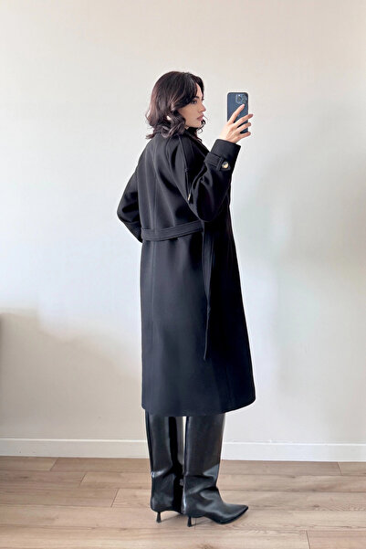 Eka Palton negru pentru femei 3122