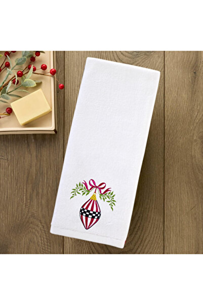 Ursa Damali New Year Ball Designed Embroidered Towel 30X50