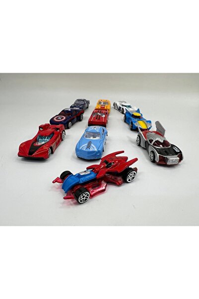 TOY GARDEN Toy Car Set 10 Die Cast Metal Cars Pack