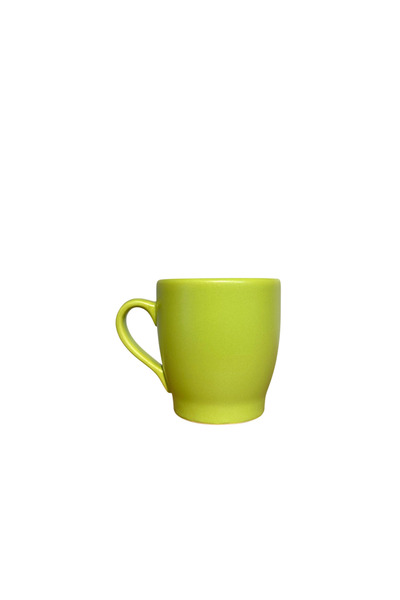CERCİBAZAAR Pistachio Green Ceramic Cup – 230 ml Modern Coffee Cup