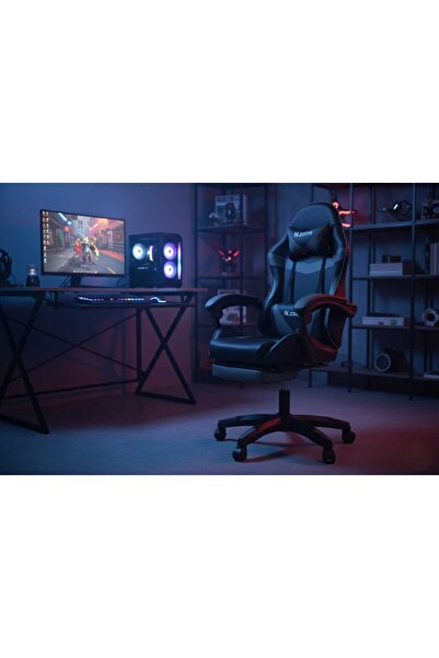 NZONE STORE Luxury gaming chair with adjustable leather backrest and comfortable headrest