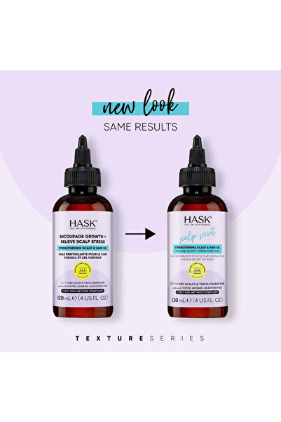 HASK Strengthening Scalp & Hair Oil 120 ml – Nourishing Oil for Strong, Healthy Hair