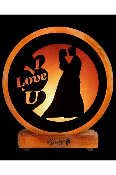 Geohoney Himalayan Salt Lamp - I Love You Sign GH-CSL-041