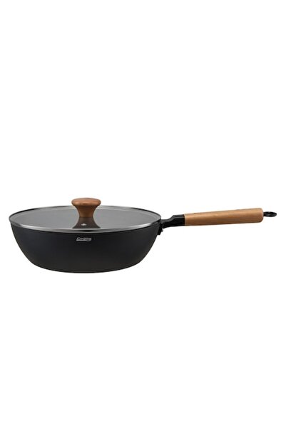 Cooking by Heinner Wok pan with lid - Samurai Gourmet, ceramic, induction, 28 x 8 cm