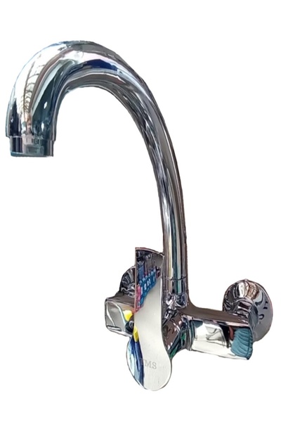 ITALOMIX Baterie de bucatarie monocomanda, montaj pe perete, pipa inalta