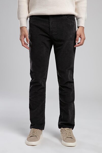 Lee Cooper Ricky high waist straight cut straight leg gray men's pants