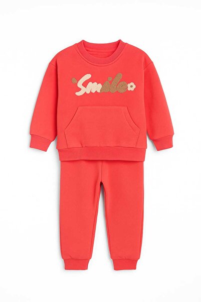küçükalp Girl's Tracksuit Set 2 - 5 Years Old Cotton