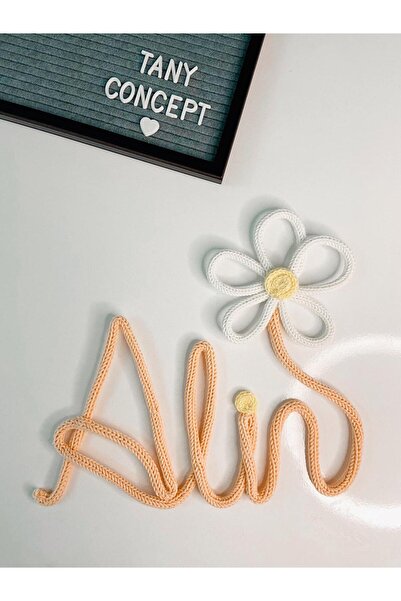 Tany Concept Papatya - İsimli Bebek Kapı, Duvar ve Oda Süsü