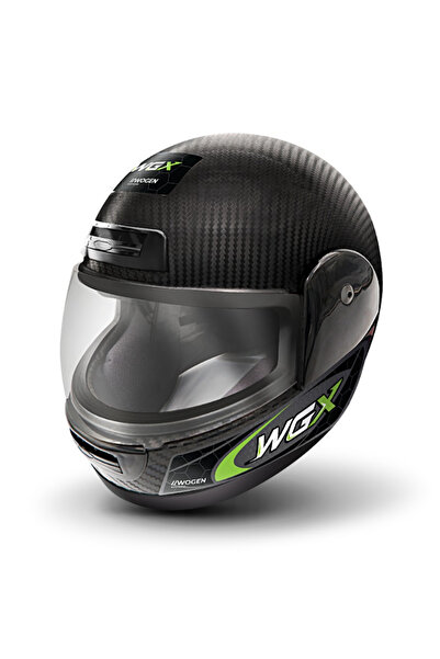 WOGEN FULLFACE KASK KARBON SİYAH-YEŞİL (L)