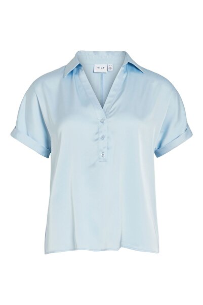 VILA Hemd VIENNA Kurzarm