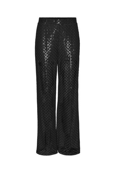 Vero Moda Hose mit weitem Beinschnitt VMSAFINA Hohe Taille Hose
