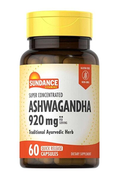 SUNDANCE Ashwagandha 920mg | 60 Capsules | Super Concentrated | Traditional Ayurvedic Herb | Non-GMO