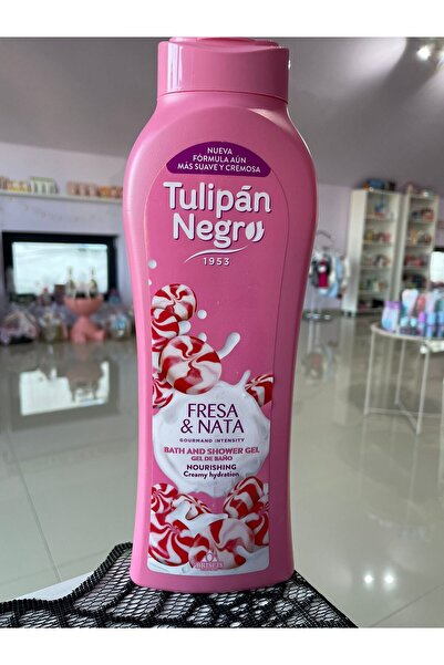 Tulipan Negro gel de dus Fresa & Nata