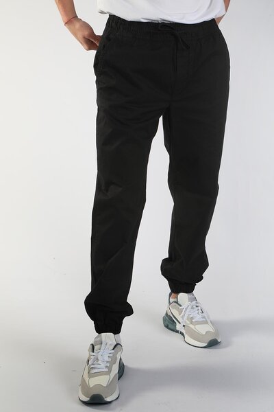 Lee Cooper Jogger Середня талія Зручний крій Еластичний низ штанин Чорні чоло...