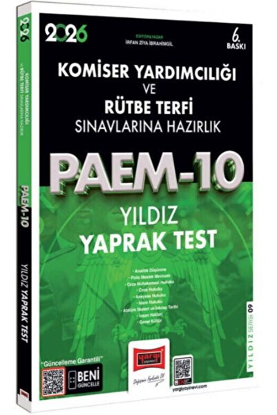 Yargı Yayınları 2026 PAEM Komiser Yardımcılığı ve Rütbe Terfi Sınavlarına Haz...