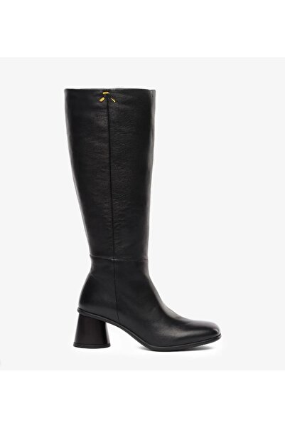 Greyder Women's Black Genuine Leather Boots 5K2Uc34505