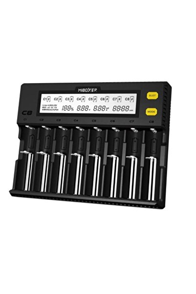 Miboxer Încărcător universal C8 Smart Charger 8 x 4A