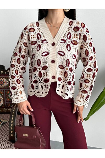 SÜZENE BUTİK TIĞ İŞİ SÜZENE 2 RENKLİ HIRKA