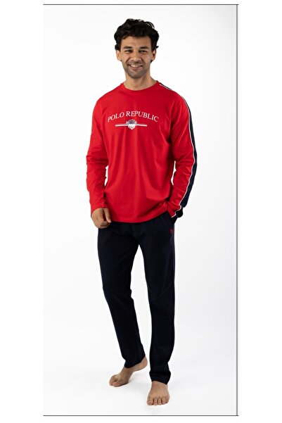 Polo Republica & CO Polo Republica& Co 5006 Men's Pajama Set, Men's Home Wear, Men's Tracksuit Set