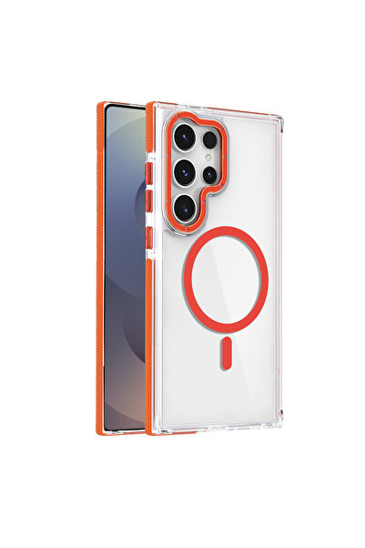 ceppark غطاء جوكو سامسونج جالاكسي اس 25 الترا بيلا ماج سيف - برتقالي