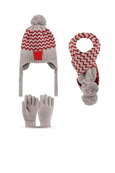 Kitti قفازات ATKI BERE مجموعة من 3 قطع للأولاد من عمر 4-8 سنوات