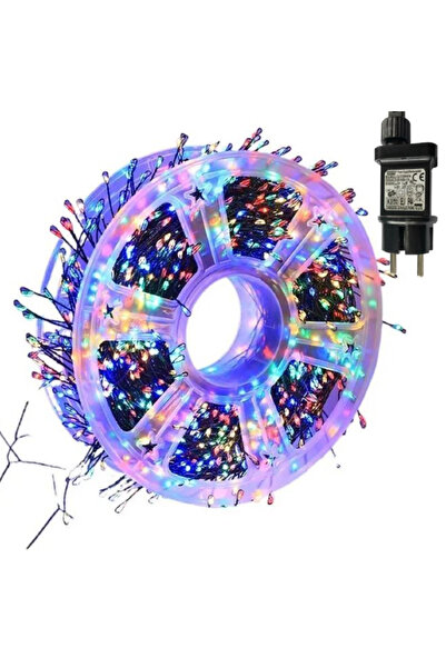 SUPER TRENDS Instalatie de Craciun SUPER TRENDS®, Liniara, Interior si Exterior, 240 LED-uri, 50 m, Curcubeu